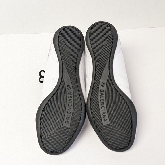 Balenciaga Zen Sneakers, White/Black, Men's 39 EU (US 6) - Picture 6 of 7